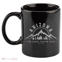 Arizona Grand Canyon State Est. 1912 Mountains Nature Gift 11oz C Handle Ceramic Mug thumb 2
