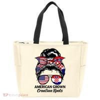American Grown Croatian Roots Croatia Tote Bag thumb 0
