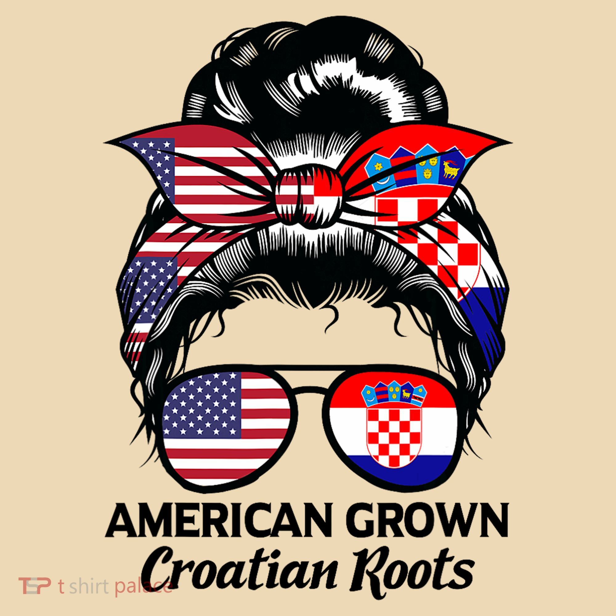 American Grown Croatian Roots Croatia Tote Bag