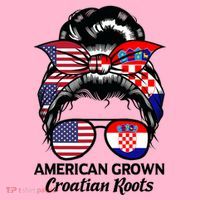 American Grown Croatian Roots Croatia Coaster thumb 2
