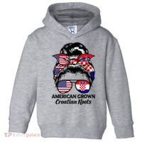 American Grown Croatian Roots Croatia Toddler Hoodie thumb 0