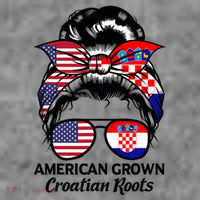 American Grown Croatian Roots Croatia Toddler Hoodie thumb 2
