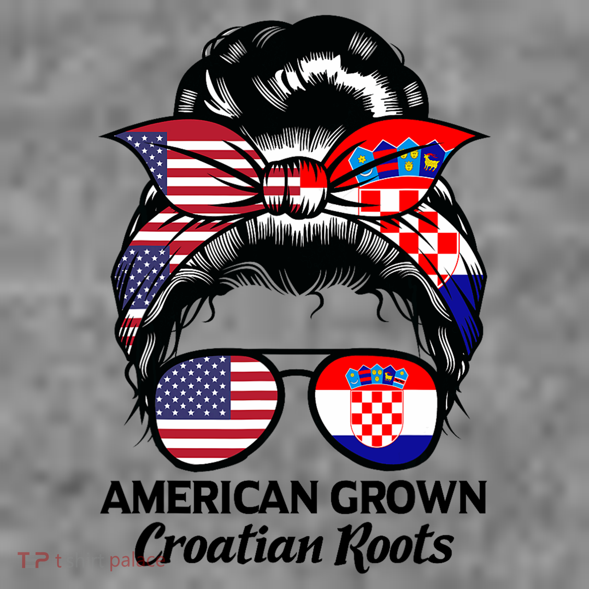 American Grown Croatian Roots Croatia Toddler Hoodie