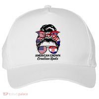 American Grown Croatian Roots Croatia Five-Panel Snapback Cap thumb 0