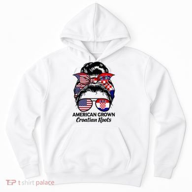 American Grown Croatian Roots Croatia Hoodie