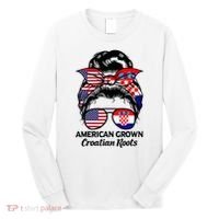 American Grown Croatian Roots Croatia Long Sleeve Shirt thumb 0