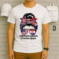 American Grown Croatian Roots Croatia T-Shirt thumb 6
