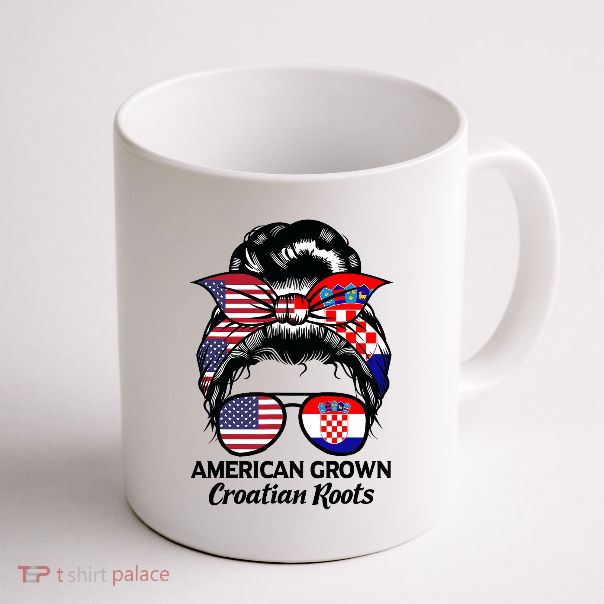 American Grown Croatian Roots Croatia Coffee Mug