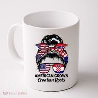 American Grown Croatian Roots Croatia Coffee Mug thumb 0