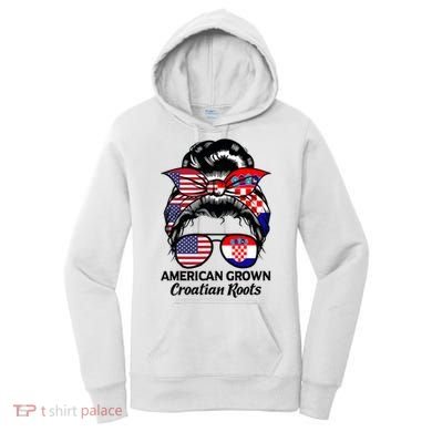 American Grown Croatian Roots Croatia Women's Hoodie