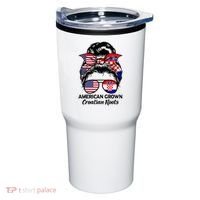 American Grown Croatian Roots Croatia Tumbler thumb 0