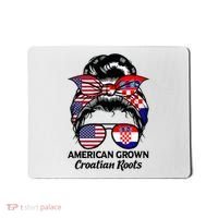 American Grown Croatian Roots Croatia Mousepad thumb 0