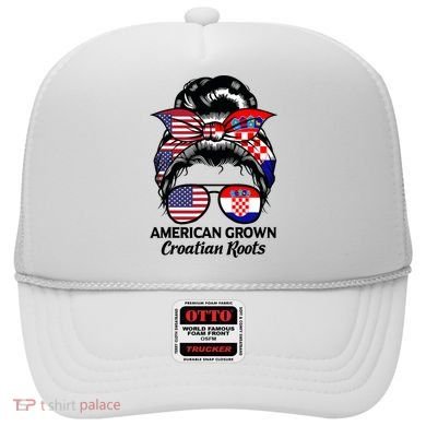 American Grown Croatian Roots Croatia Hat