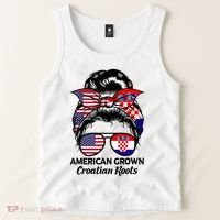 American Grown Croatian Roots Croatia Tank Top thumb 2