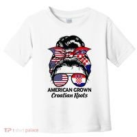 American Grown Croatian Roots Croatia Toddler T-Shirt thumb 0