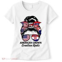 American Grown Croatian Roots Croatia Women's T-Shirt thumb 0