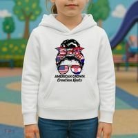 American Grown Croatian Roots Croatia Kids Hoodie thumb 3