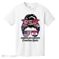 American Grown Croatian Roots Croatia Kids T-Shirt thumb 0