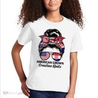 American Grown Croatian Roots Croatia Kids T-Shirt thumb 2
