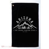 Arizona Grand Canyon State Est. 1912 Mountains Nature Gift Golf Towel thumb 0
