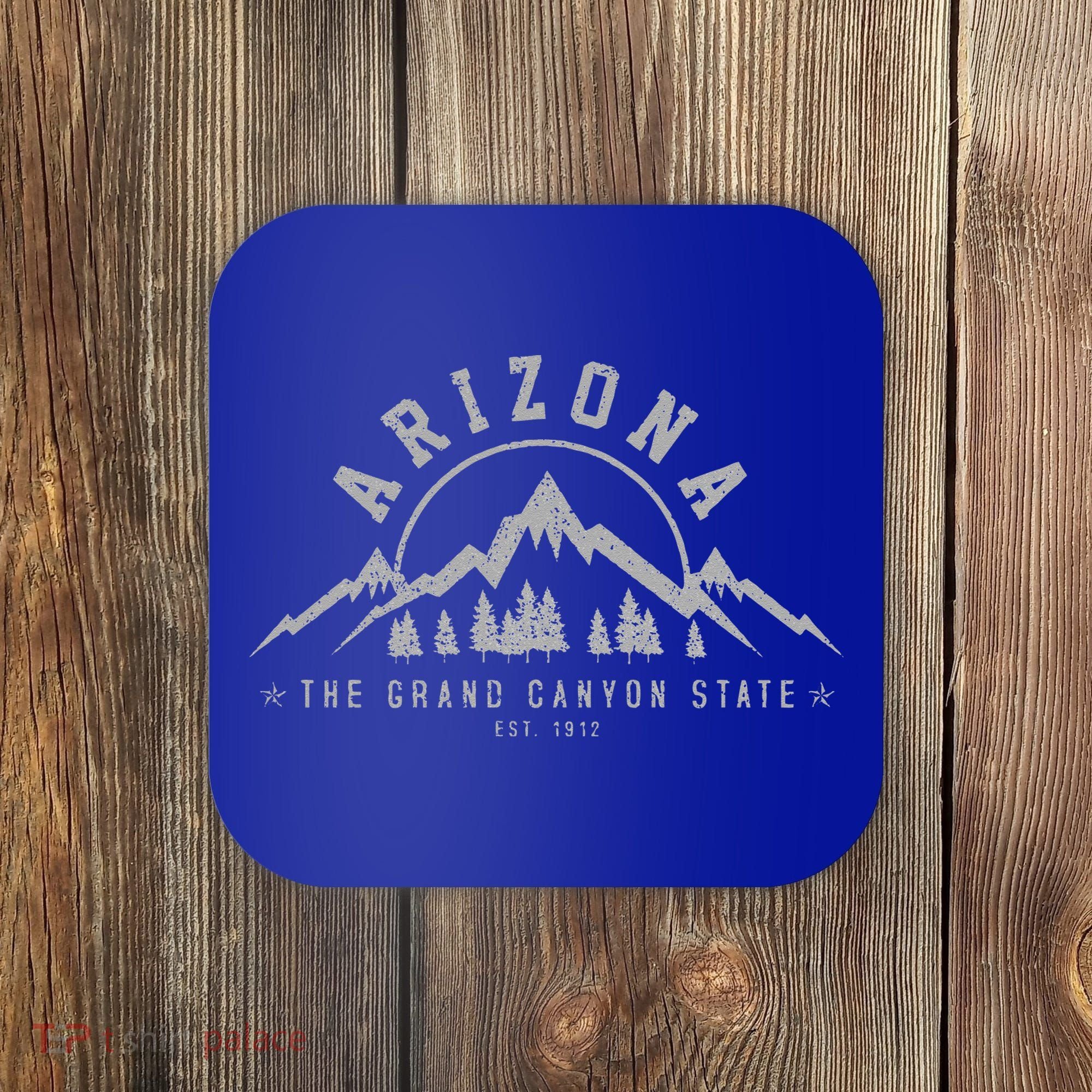 Arizona Grand Canyon State Est. 1912 Mountains Nature Gift Coaster