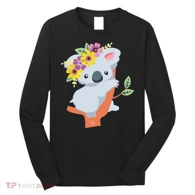 Australian Gift Cute Koala Bear Long Sleeve Shirt