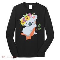 Australian Gift Cute Koala Bear Long Sleeve Shirt thumb 0