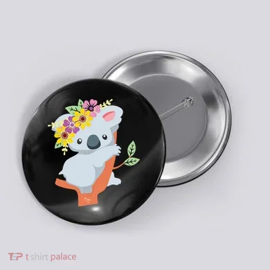 Australian Gift Cute Koala Bear Button