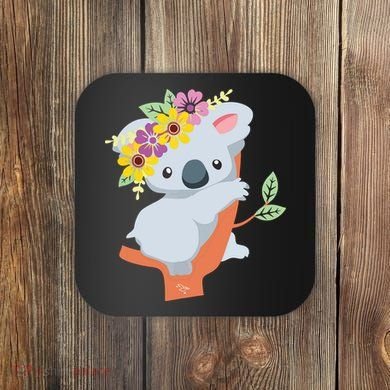 Australian Gift Cute Koala Bear Coaster