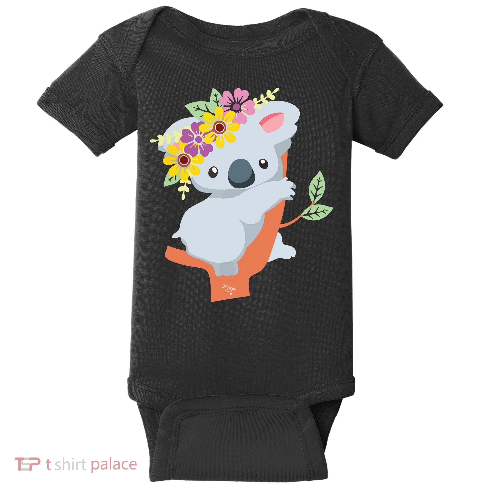 Australian Gift Cute Koala Bear Baby Bodysuit