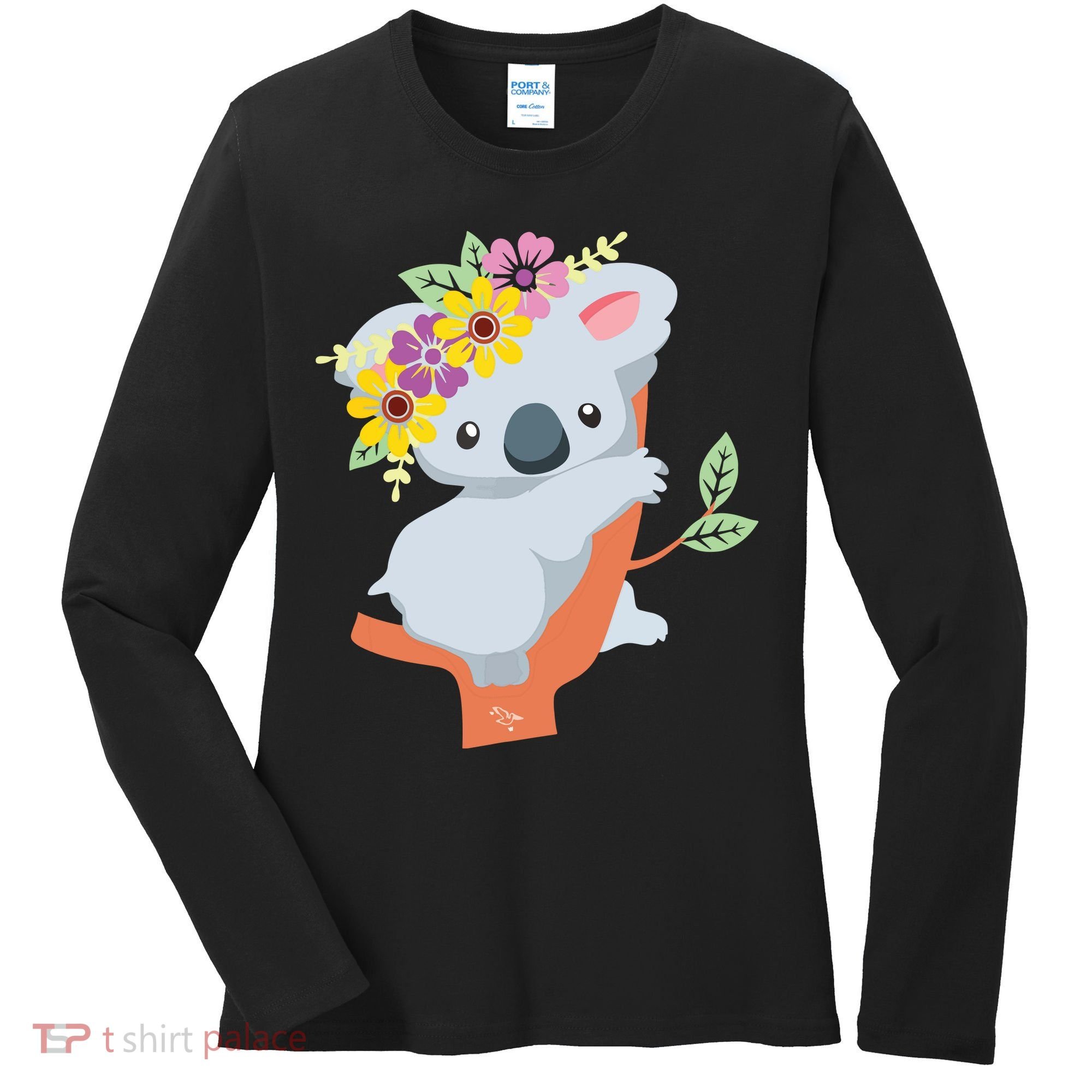 Australian Gift Cute Koala Bear Women's Long Sleeve Shirt