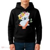 Australian Gift Cute Koala Bear Kids Hoodie thumb 4