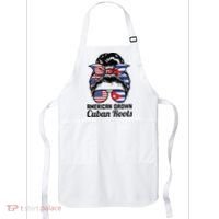 American Grown Cuban Roots Messy Bun Cuba Apron thumb 0