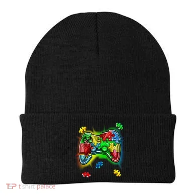Autism Gamer Controller Beanie