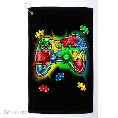 Autism Gamer Controller Golf Towel