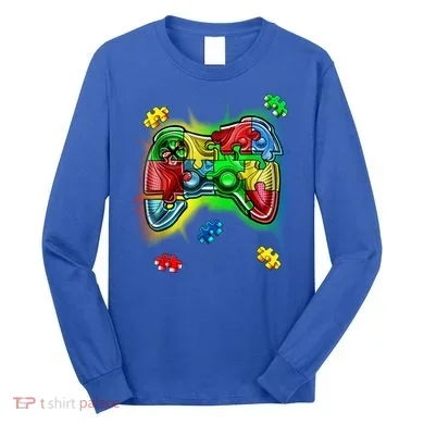 Autism Gamer Controller Long Sleeve Shirt