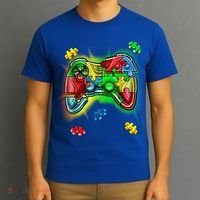 Autism Gamer Controller T-Shirt thumb 3