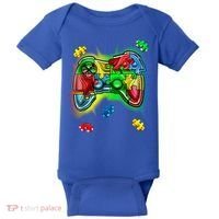 Autism Gamer Controller Baby Bodysuit thumb 0