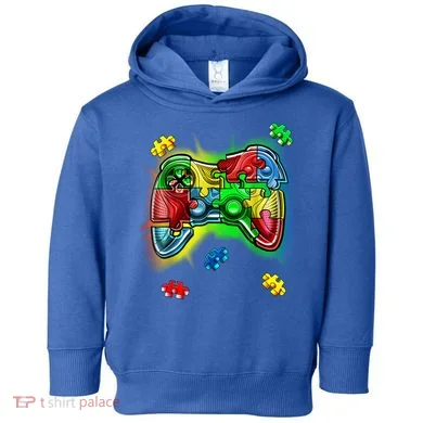 Autism Gamer Controller Toddler Hoodie