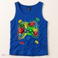 Autism Gamer Controller Tank Top thumb 2