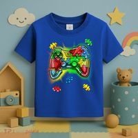 Autism Gamer Controller Toddler T-Shirt thumb 3