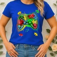 Autism Gamer Controller Women's T-Shirt thumb 2
