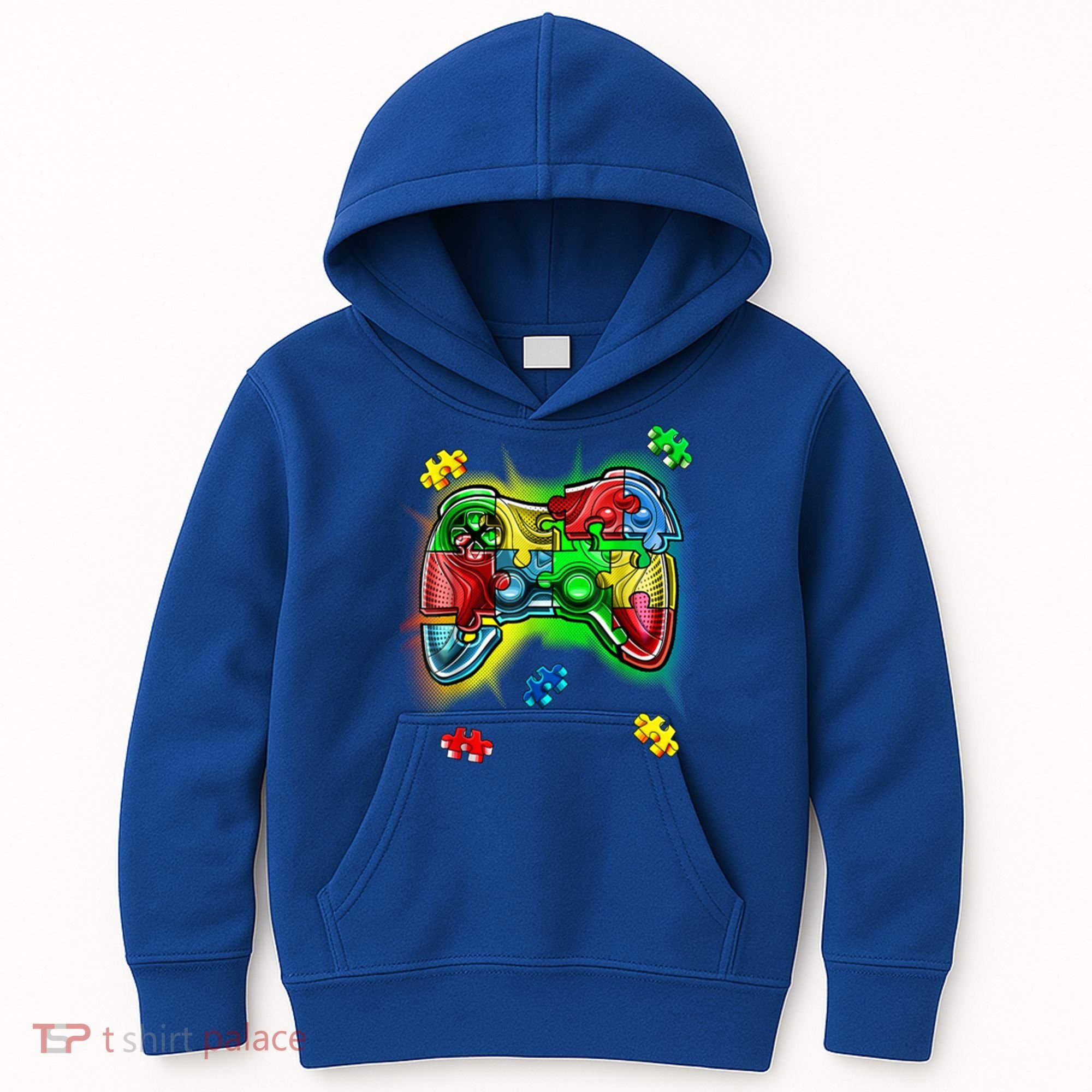 Autism Gamer Controller Kids Hoodie