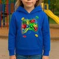 Autism Gamer Controller Kids Hoodie thumb 3