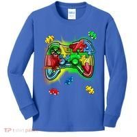 Autism Gamer Controller Kids Long Sleeve Shirt thumb 0