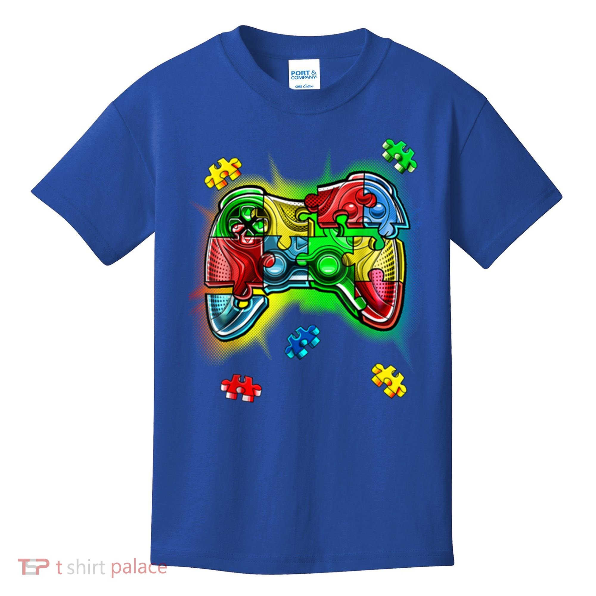 Autism Gamer Controller Kids T-Shirt
