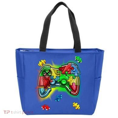 Autism Gamer Controller Tote Bag