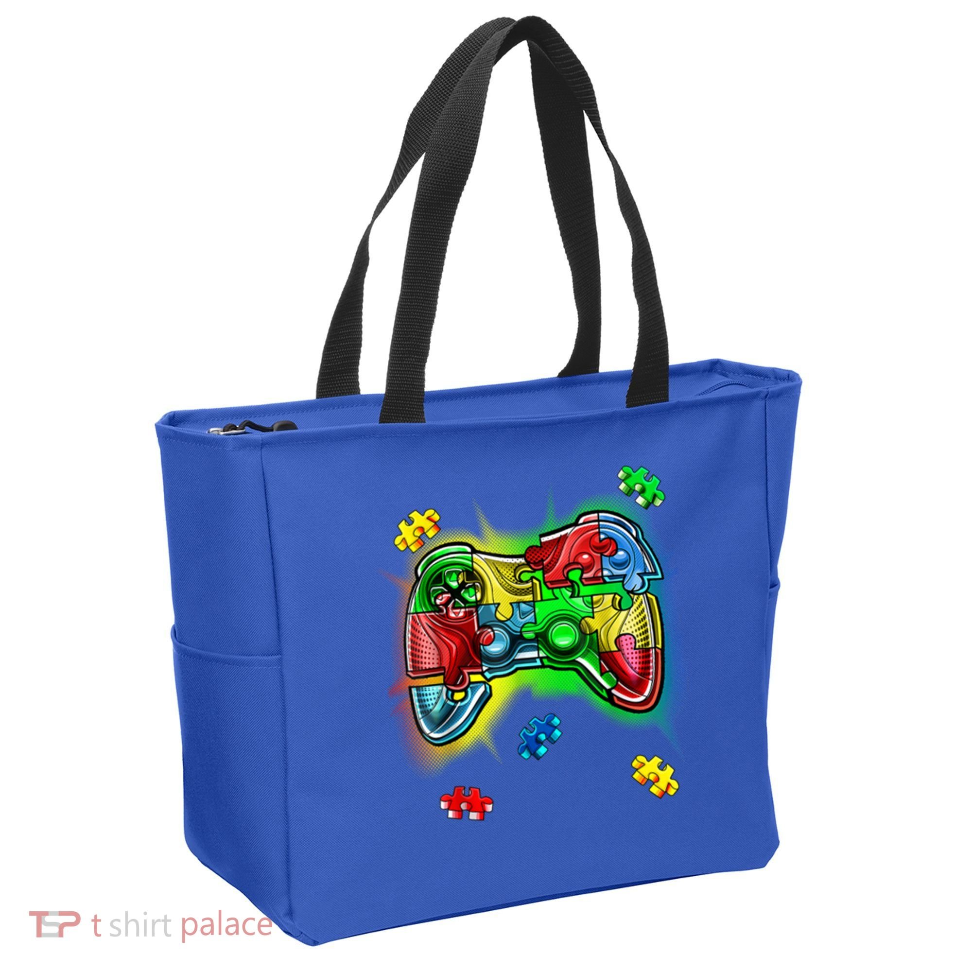 Autism Gamer Controller Tote Bag