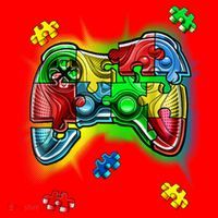 Autism Gamer Controller Santa Hat thumb 1