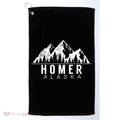 Alaska Gifgift Cool Gift Homer Alaska Gift Golf Towel